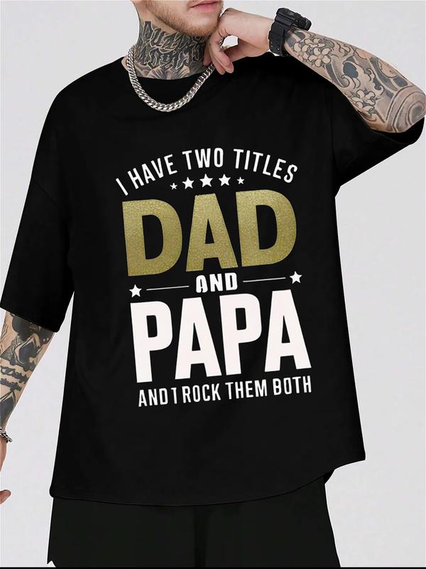 
                  
                    “I Have Two Titles: Dad & Papa” Tee – Unisex Black Graphic T-Shirt
                  
                