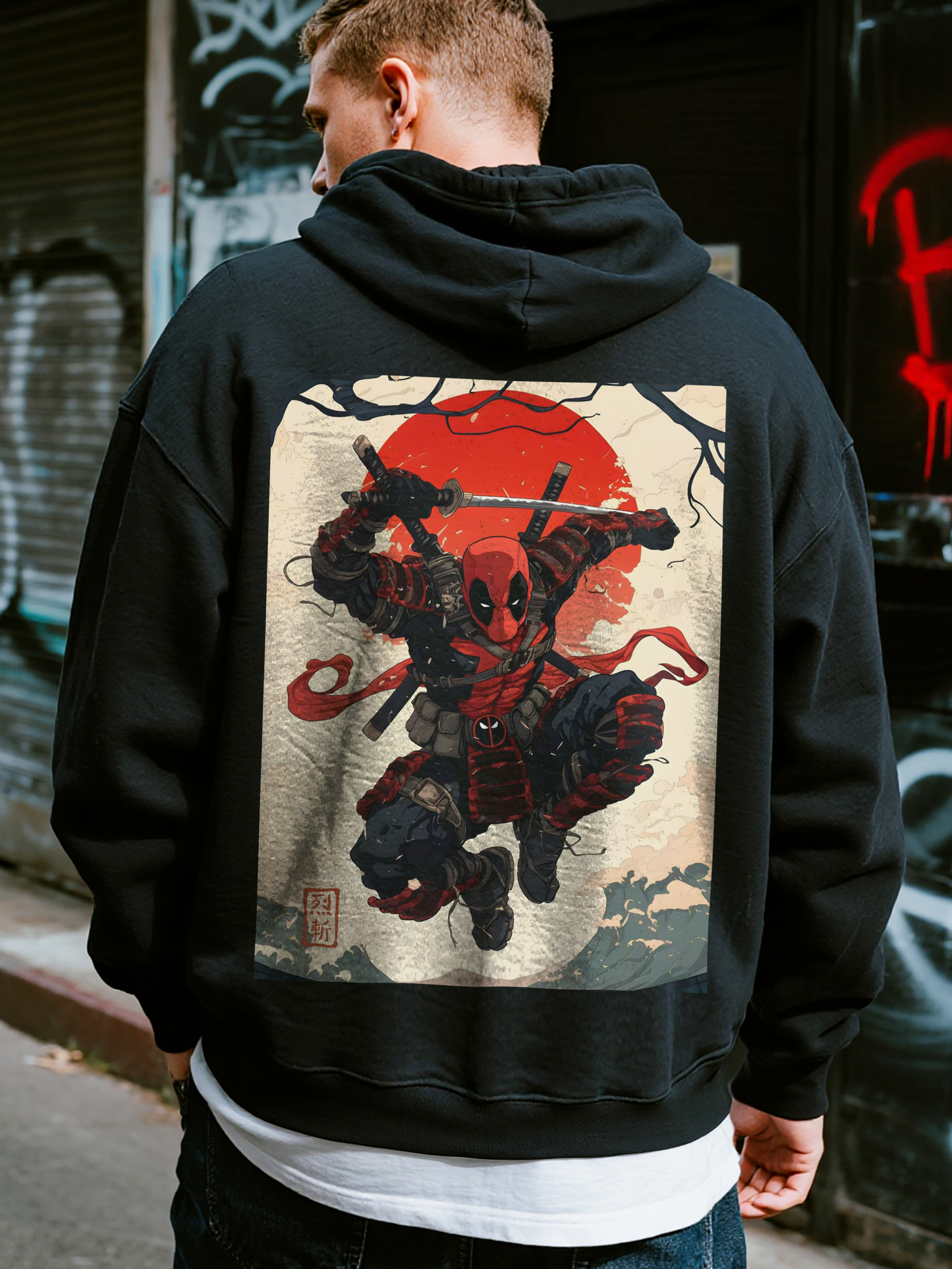samurai-deadpool-japanese-ukiyo-e-style-black-hoodie-marvel-anime-fusion-streetwear
