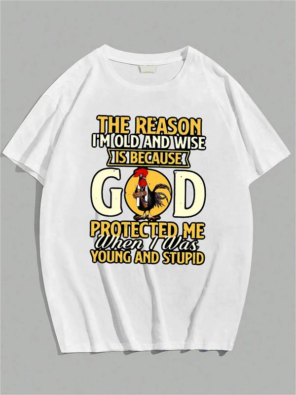 
                  
                    Old and Wise Shirt – “God Protected Me When I Was Young and Stupid” Christian Tee
                  
                
