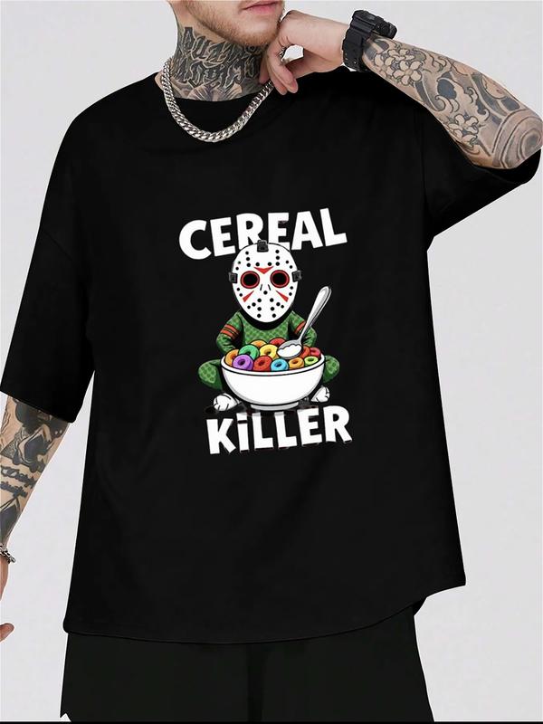 
                  
                    Cereal Killer Shirt – Funny Jason Voorhees Horror Parody Tee for Halloween Fans
                  
                