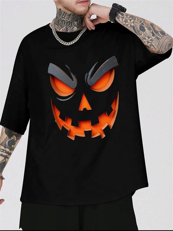 
                  
                    “Sinister Pumpkin Face” Halloween Tee – Unisex Black Graphic T-Shirt
                  
                