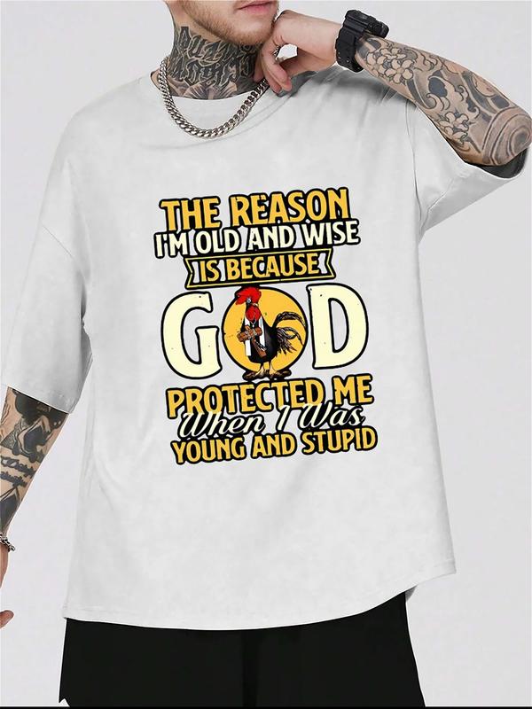 
                  
                    Old and Wise Shirt – “God Protected Me When I Was Young and Stupid” Christian Tee
                  
                