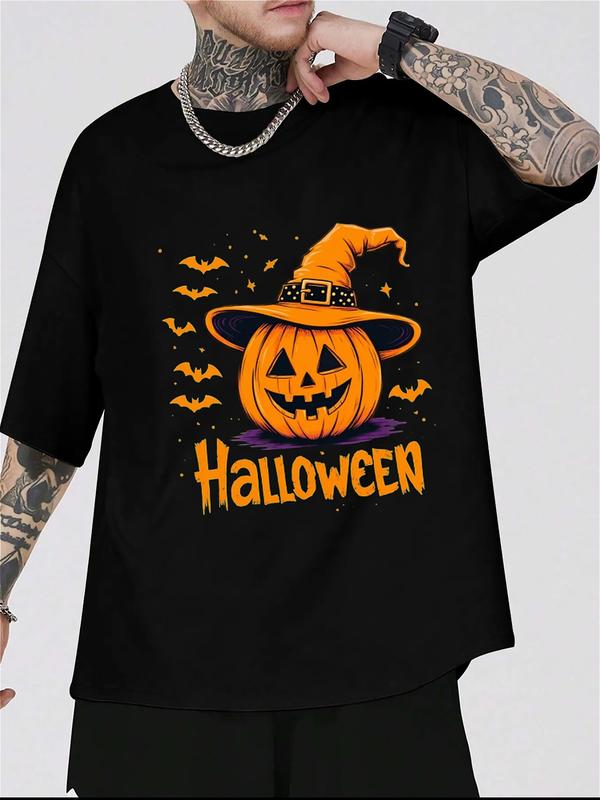 
                  
                    "Pumpkin Witch Hat" Halloween Graphic Tee – Black Unisex T-Shirt
                  
                