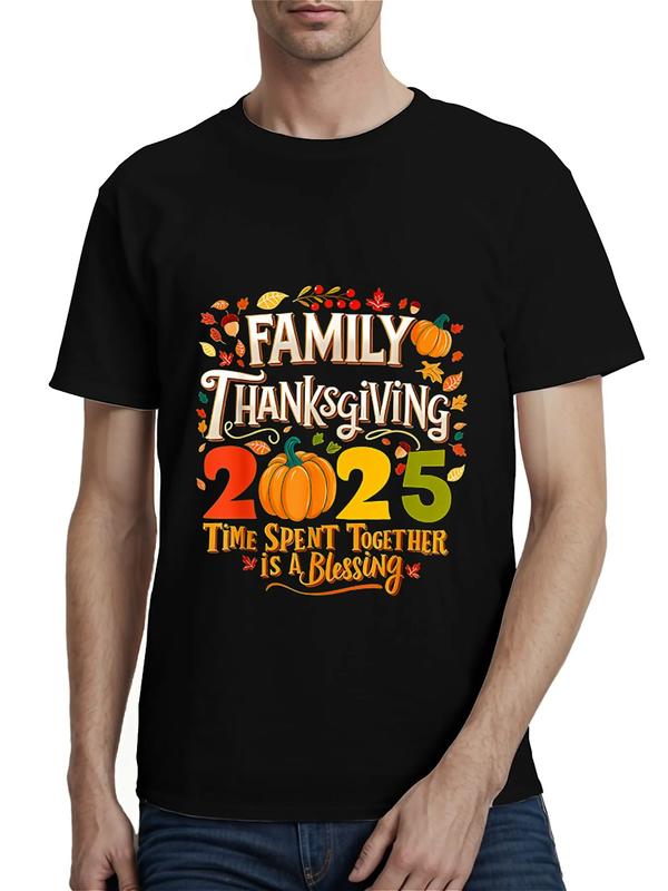 Family Thanksgiving Shirt – “Time Spent Together” Fall Tees