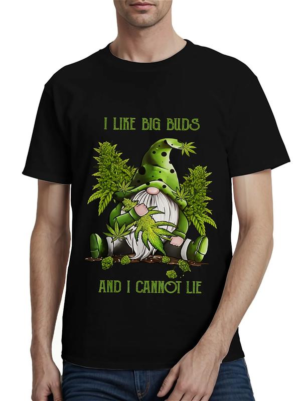 Funny “Big Buds Gnome” Cannabis Tee – Black Unisex T-Shirt  Weed Humor Shirt