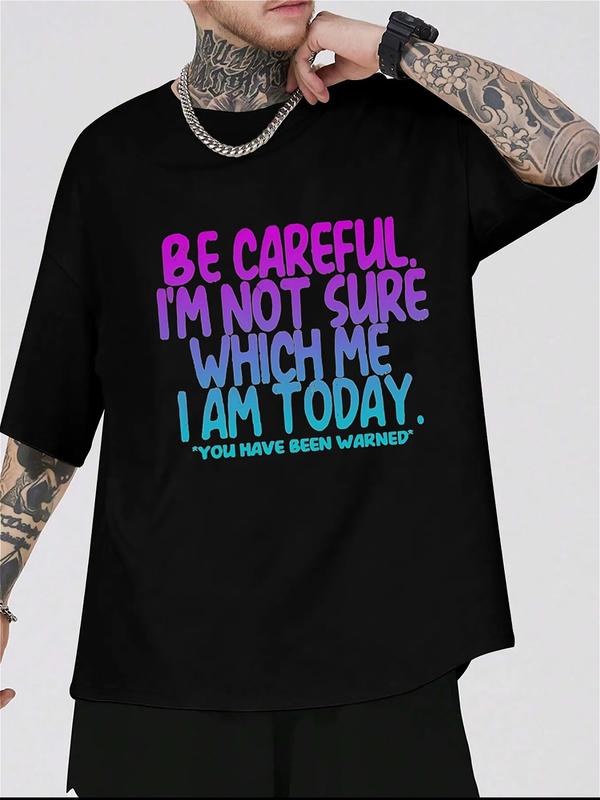 
                  
                    "Be Careful" Mood Warning Tee – Unisex Graphic T-Shirt
                  
                