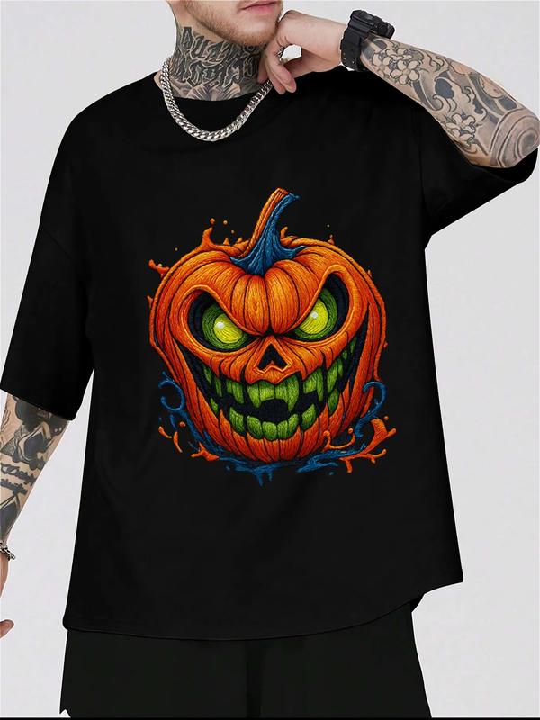 
                  
                    Vintage Halloween Pumpkin Shirt – Retro Jack-o'-Lantern Graphic Tee
                  
                