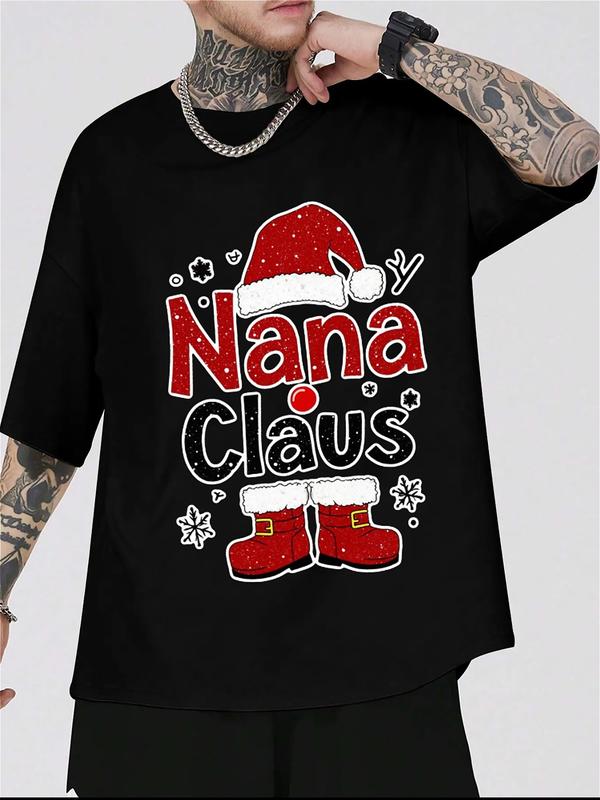 
                  
                    "Nana Claus" Christmas Graphic Tee – White & Red Holiday T-Shirt for Grandmas
                  
                
