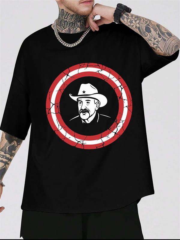 
                  
                    “Cowboy Shield” Graphic Tee – Western Hero Mashup  Unisex Black T-Shirt
                  
                
